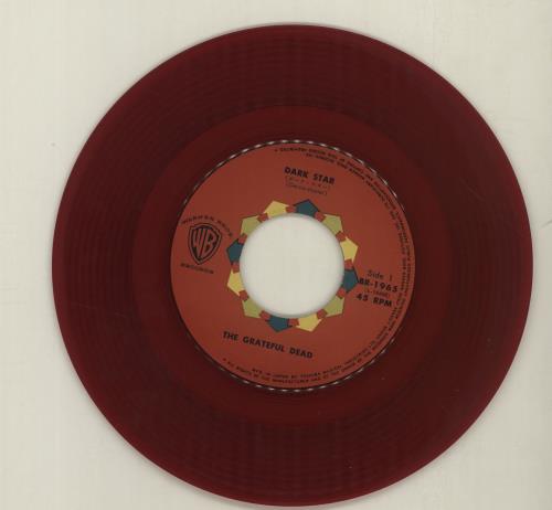 Grateful Dead Dark Star - Red Vinyl Japanese 7